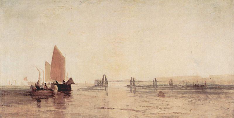 Joseph Mallord William Turner Die Chain-Pier von Brighton Spain oil painting art